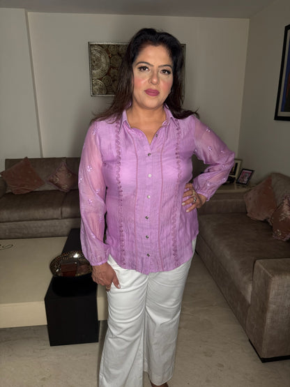 Malmal Top - Embroidery and sleeves