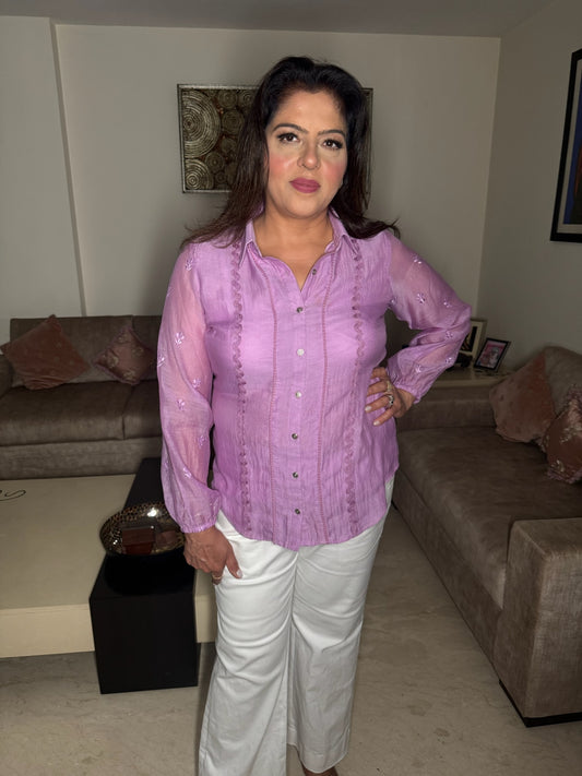 Malmal Top - Embroidery and sleeves