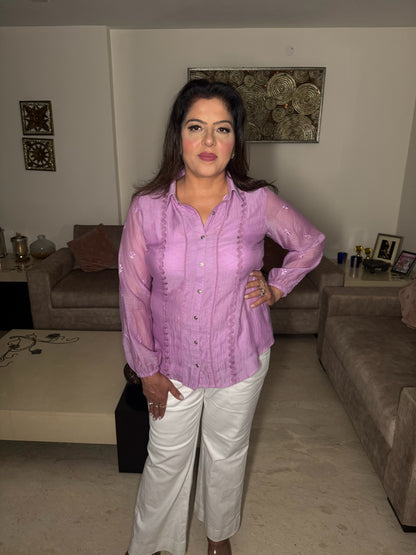 Malmal Top - Embroidery and sleeves